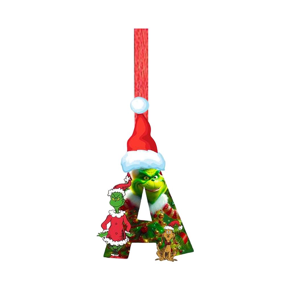 2D Christmas Decoration Pendant Christmas Tree Tag Theme Party Crafts Ornament
