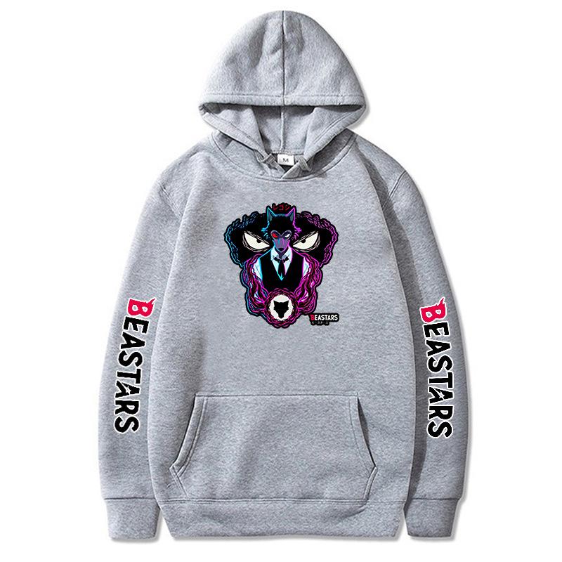 BEASTARS Autumn/Winter Cotton Pullover Hoodie - Casual Plus Size Streetwear