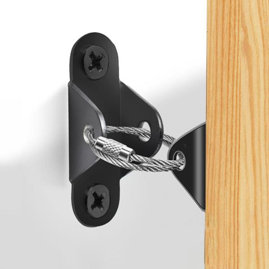 2/4 Sets Anti-Tip Furniture Fixing Strap Heavy Duty Baby Proofing Prevent Falling Furniture Strap Cabinet Bookcase Dresser Wall Securing Earthquake