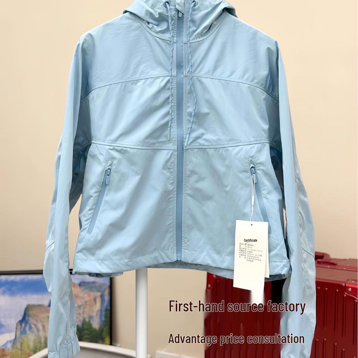 

Lulu Women s UV Protection Hooded Lightweight Yoga Sports Jacket M (110-120 cm)