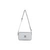 Cotton, Polyester Portable Crossbody Bag, Shoulder Bag Regular Unisex Gray White Casual 3ACRS014N-50CGL
