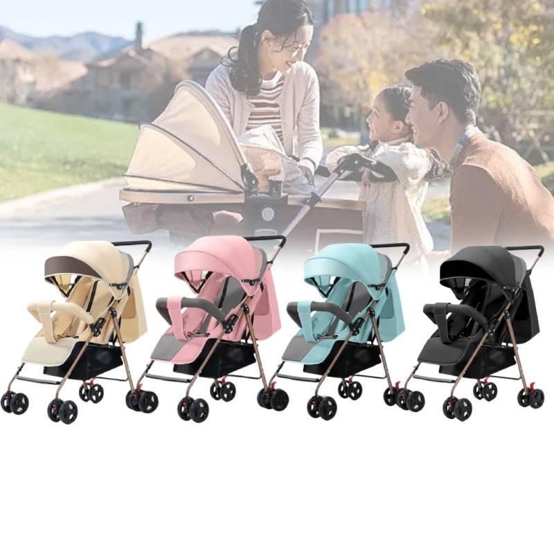 Leggero Pratico Passeggino Versatile Design Pieghevole Confortevole Per Neonati Bambini Con Caratteristica Ammortizzante