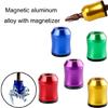 Professional Magnetic Tool Holders 6.35mm Hex Shafts Solid Aluminum Alloy Multiple Color Option for Easy Identification