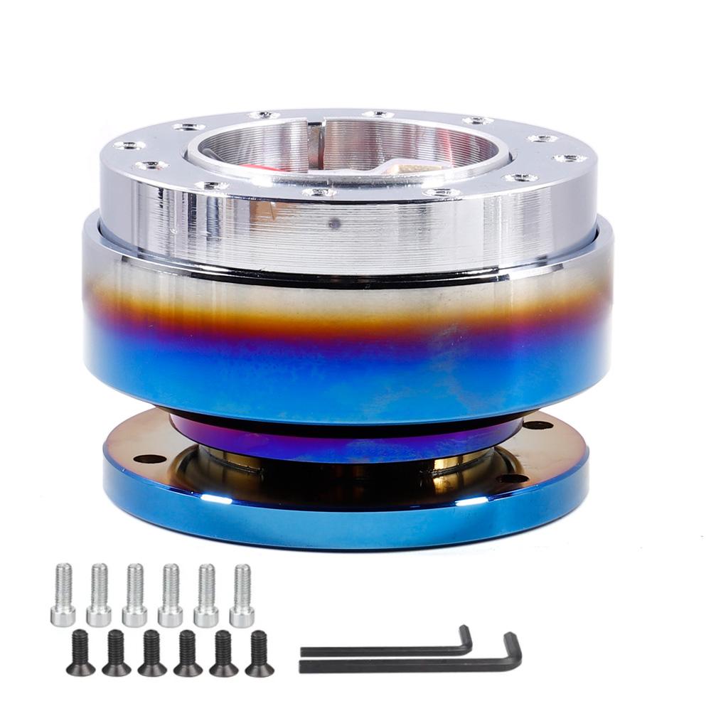 Universal Car Tuning Steering Wheel Quick Release Hub Adapter Snap Off Boss Kit Auto Accessories