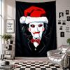 Wall TapestrySaw Billy the Puppet Art Hanging Cloth Decorative Background Cover for Room Decoration