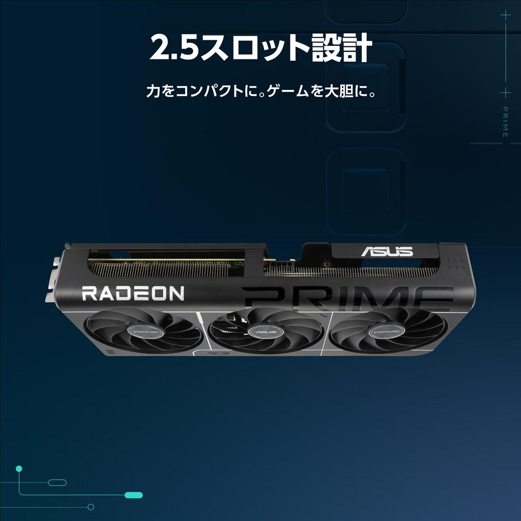 Asus AMD Radeon RX 9060 XT Grafikkarte 16GB GDDR6 OC Edition Japanisch PRIME-RX9060XT-O16G (Autorisierter Händler)