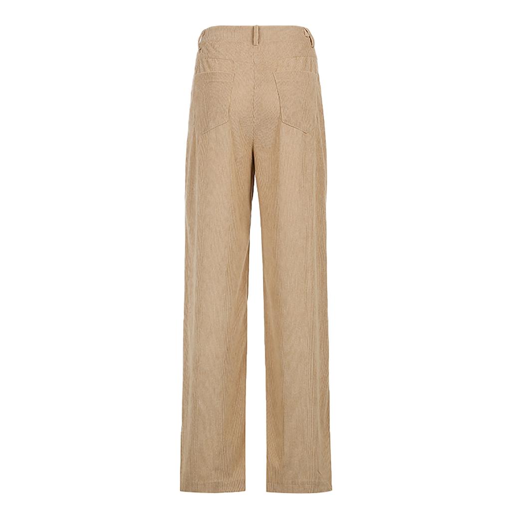 Buy women's Solid Mid waisted wide leg 