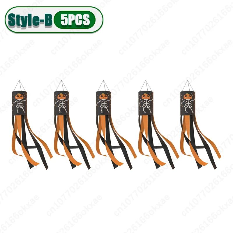 1-20 STÜCKE Halloween Geist Windsack Flagge Wasserdicht Hängende Außendekorationen für Hof Terrasse Garten Party Geisterfest Zubehör