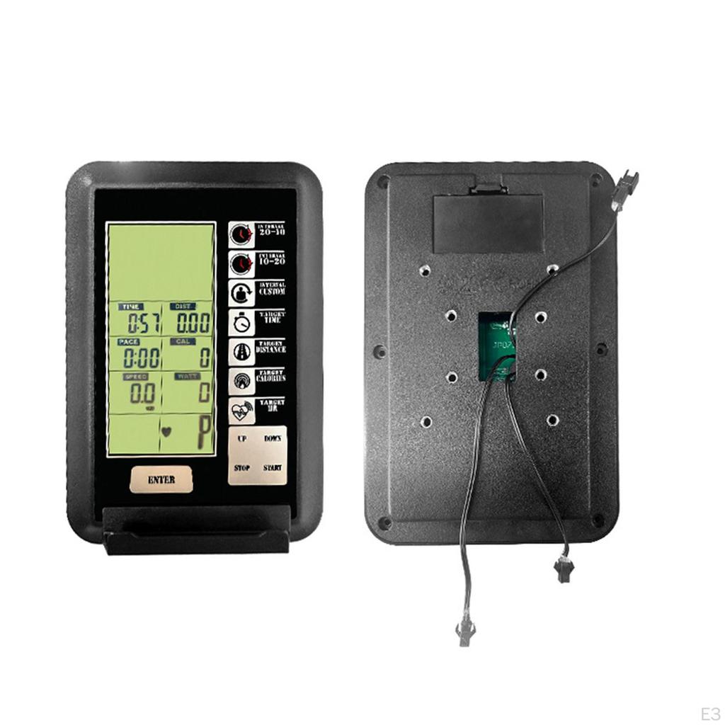 Air Bike Počítač Bicykel LCD obrazovka Rýchlomer Monitor kilometrov pre bežecké pásy