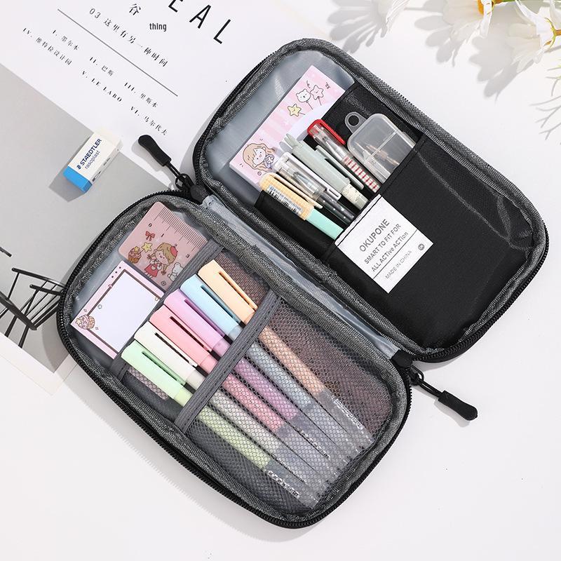 Japanese Minimalist Large Capacity Pencil Case for Students
