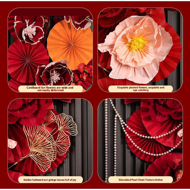 1 Set Chinese New Year Decorations 2026 Chinese Wedding Ornament Lunar New Year Wall Accessories Year Of The Horse 2026 Decor