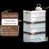 Camellia Outdoor Folding Camping Storage Box with Wood Lid