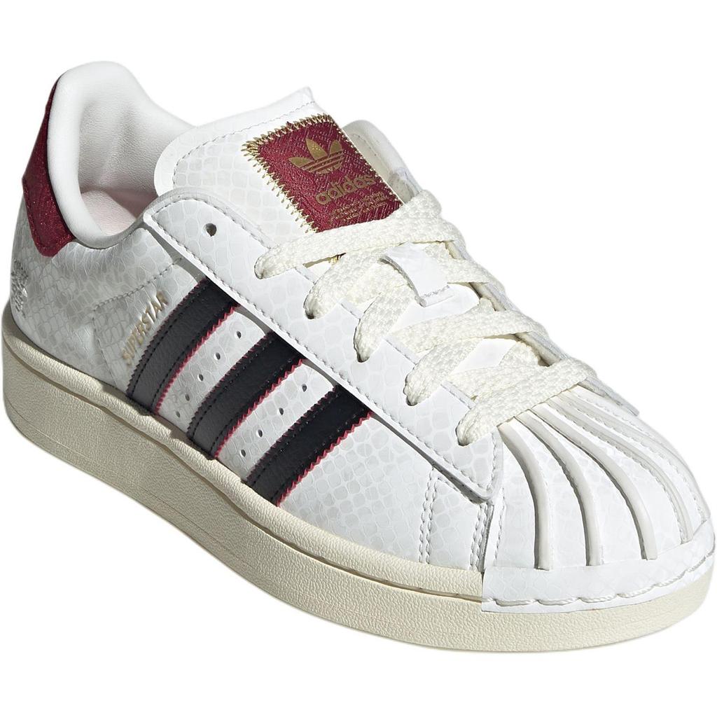 Adidas Originals Superstar 2 Cny Comfortable Soft Low-Top Kids Sneakers Kids Sneakers White Black Red JR8084