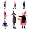 Multicolor Halloween Clothing Sequin Witch Cloak Cape Robe Witch Cloak Cape with Hat  Children/Kids