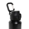 XD Collection Bouteille de sport 600 ml en acier inoxydable recyclé avec verrouillage