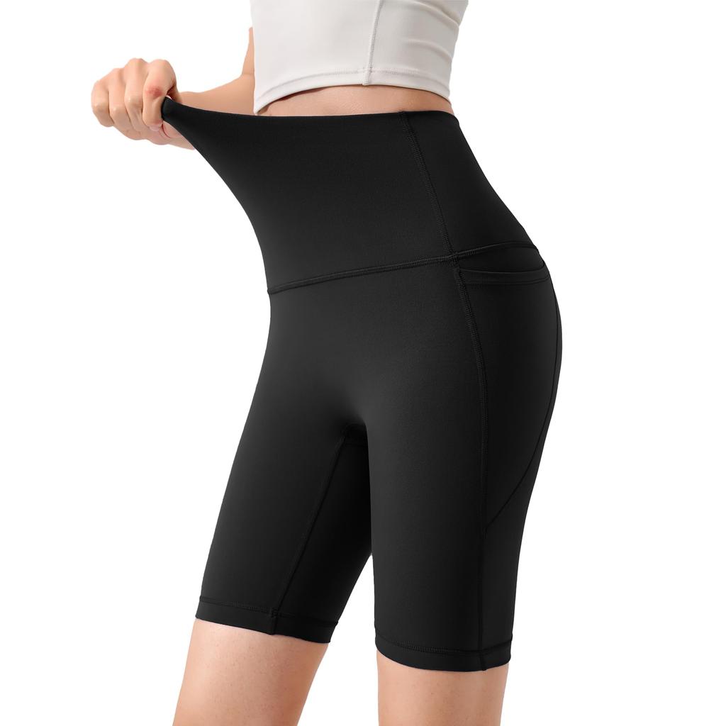 IRCOLVE Length Yoga Summer Sports Skin Short Compression Yoga Running Size Women's 5/10th Pants, Leggings, Series, Leggings, Cotton, Butt-Shaping,