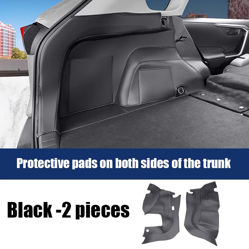 Защитные накладки и накладки от царапин с обеих сторон багажника автомобиля Для Toyota RAV4 XA50    2024 Artificial leather