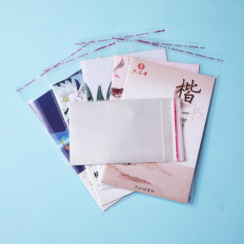 Clear PE Plastic Self-Sealing Clothing Packaging Bag - Transparent Storage with Adhesive Strip