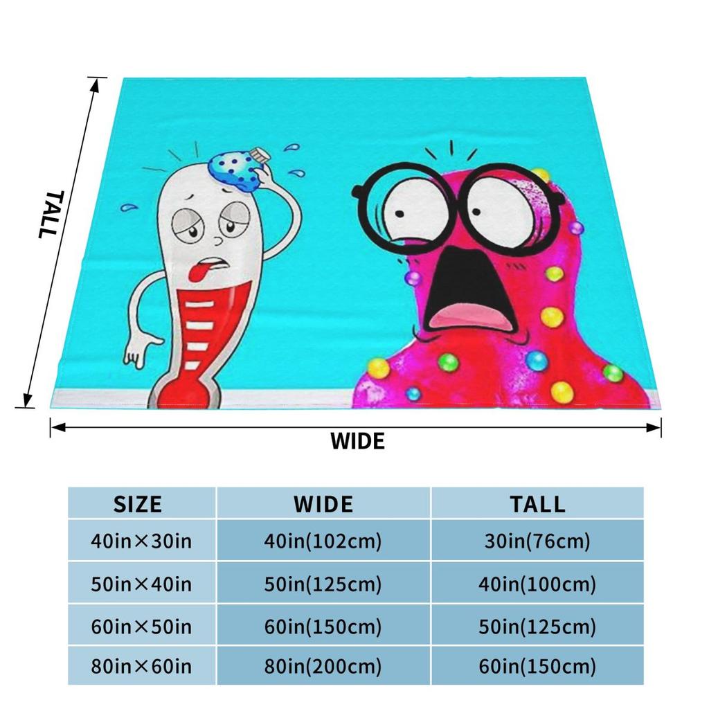 Super Scivoloso Slime Sam Coperte Morbida Calda Coperta Plaid Biancheria da Letto per Letto Soggiorno Picnic Viaggio Casa Divano