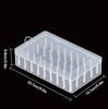 Clear Thread Storage Box for 42 Spools, Sewing