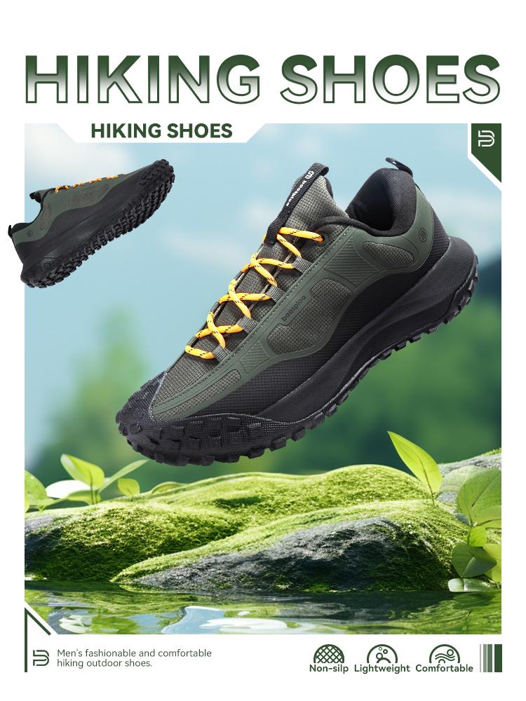BAASPLOA Herren Outdoor Schuhe Rutschfest Herbst Bequem Herren Wanderschuhe Neuankunft Alle Mode Herren Qualitätsmarke Outdoor Herrenschuhe