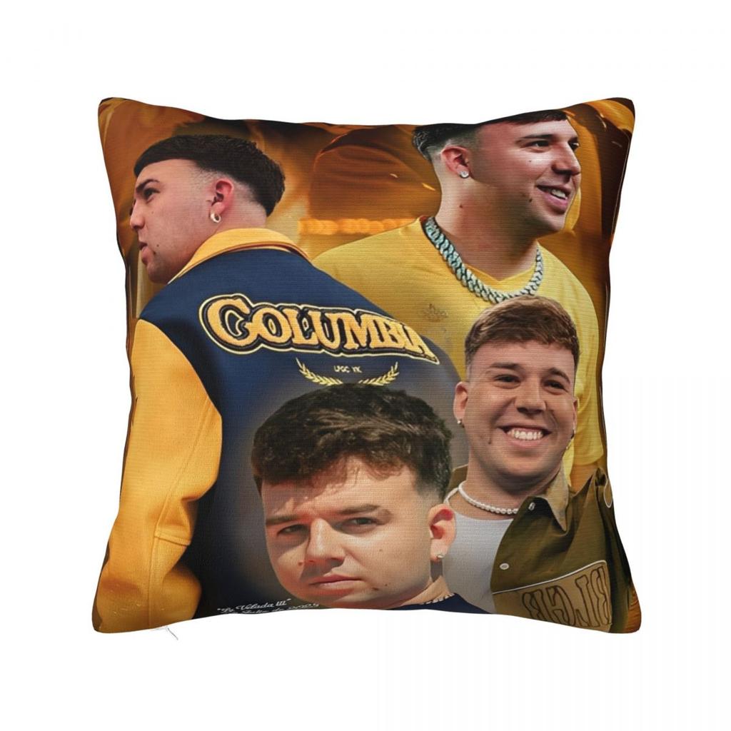 Rapper Quevedo Spanish Singer Pillow Cover Polyester Pillow Case Cushion Cover Fashion Pillowcases For Sofa Bedroom Home Decor