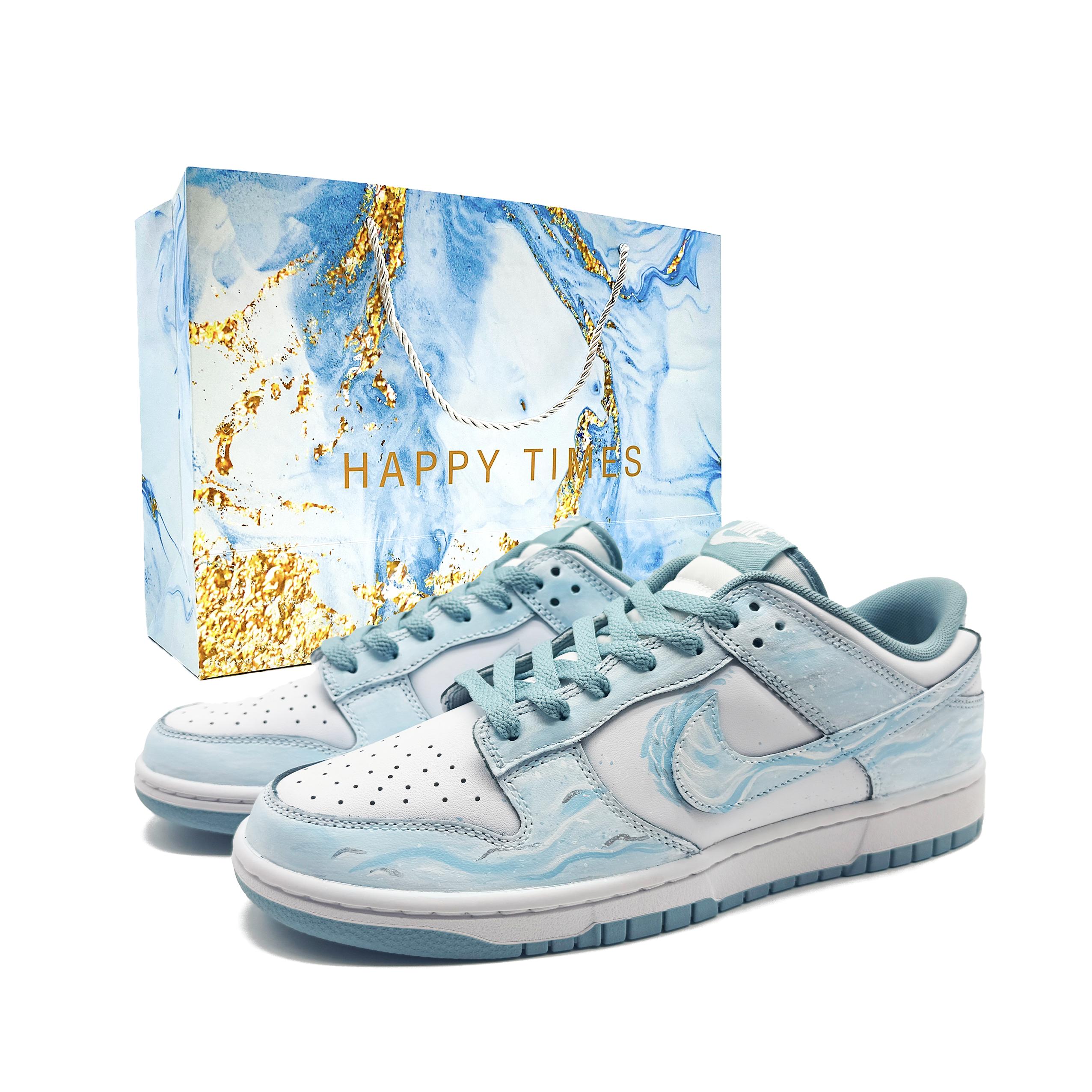 

Nike Dunk Abrasion Resistant Low top Skateboard Shoes Unisex Blue White DV0833-106(Team1108-LD) 44.5