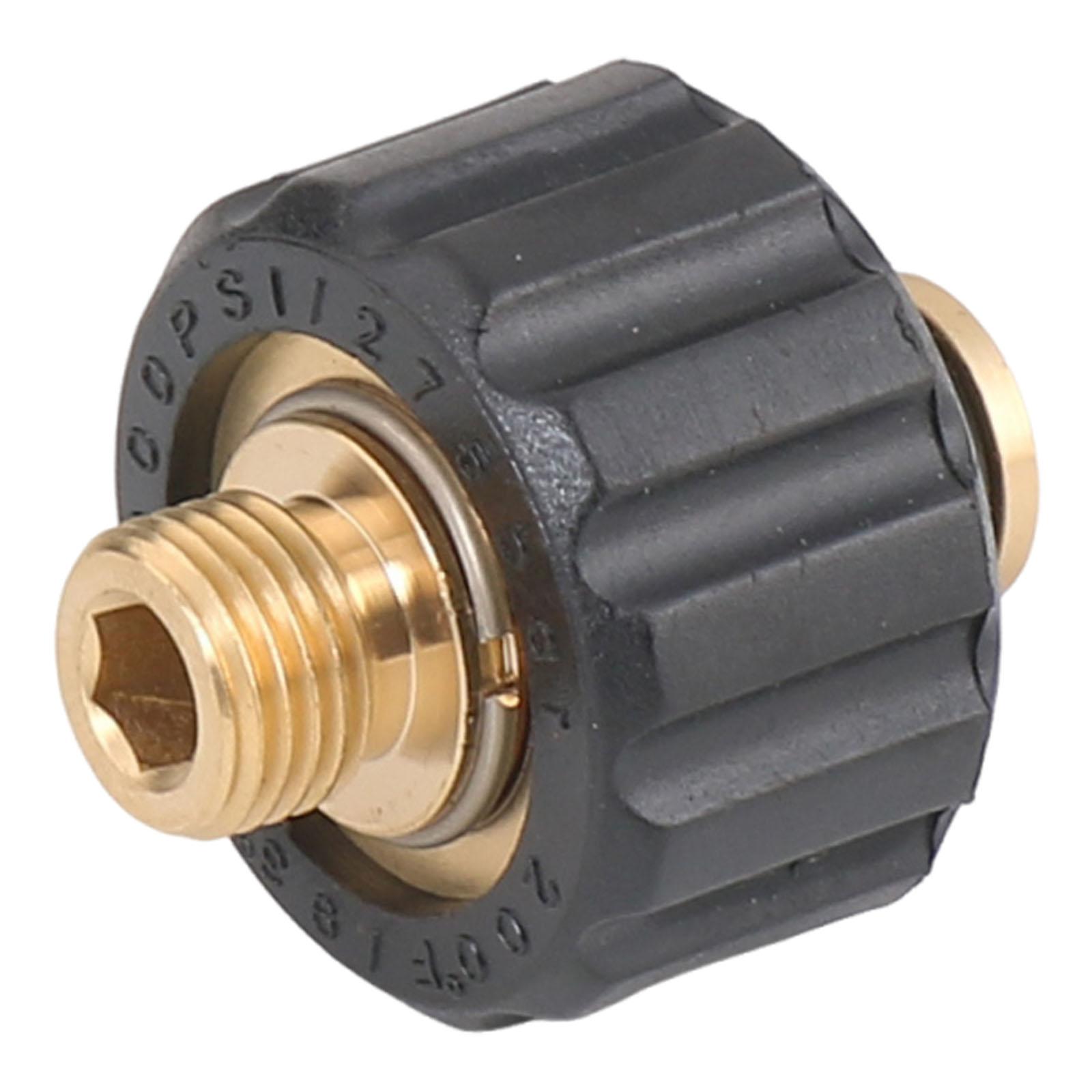 

Pressure Washer Quick Connect Adapter 1/4 Female Thread M22 Male Brass Fitting for Home and Garden Use