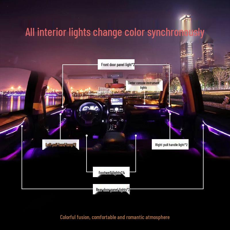 Lexus NX Custom Colorful Ambient Light - NX200/NX350 Interior Enhancement