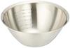 CHERRY TERRACE Allround Bowls LL (28cm) Stainless Steel Multi-purpose Cooking Bowl, Kitchen Essentials, No Roll-up Design, with Measurement Markings,