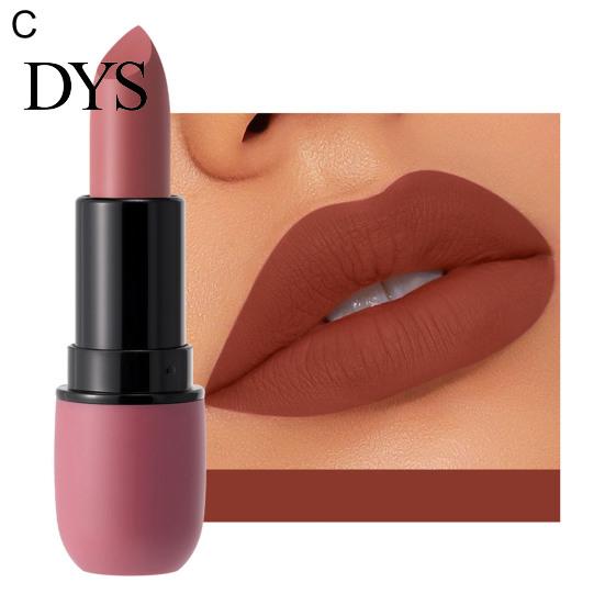 Lip Makeup Lipstick Waterproof Non-stick Cup Smudge-resistant Non-caked Anti-fade Matte Texture Long Duration Velvet Cosmetic Supply