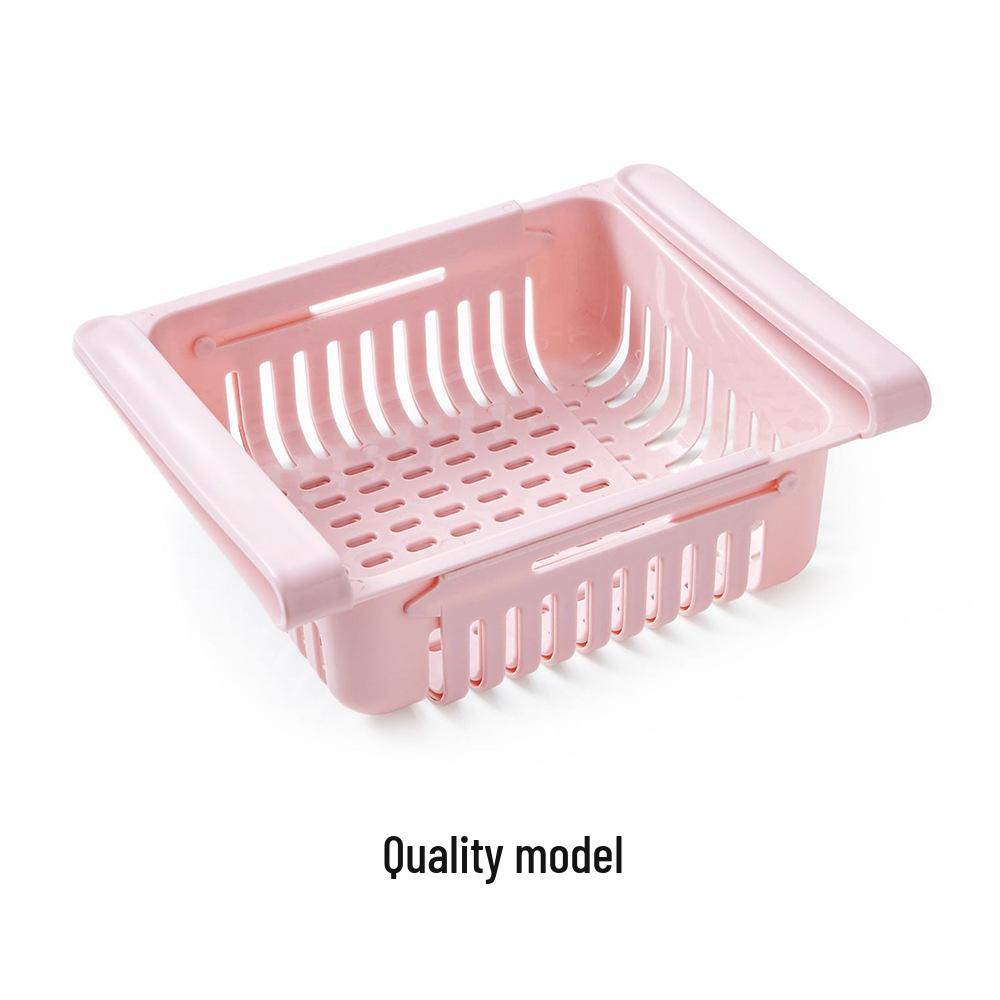 Lohas Adjustable Fridge Storage Basket & Egg Organizer