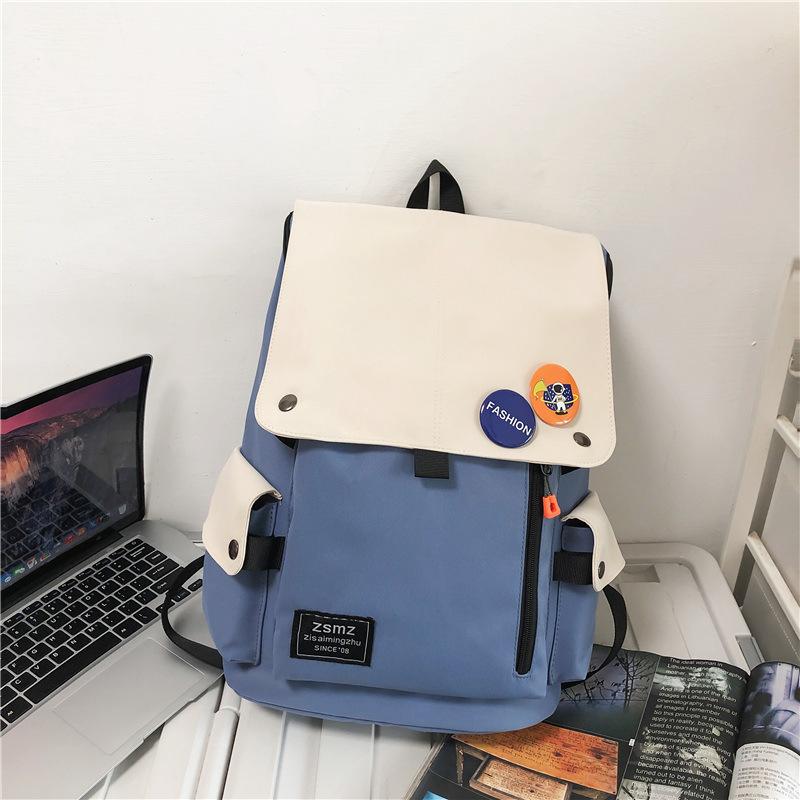 Backpack Men'S High School College Student School Bag Women'S Leisure Travel Backpack