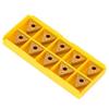 10 Stück Goldene TNMG160408 MA Hartmetall-Wendeschneidplatten Drehbank-Drehwerkzeug Schneiden CNC-Klinge