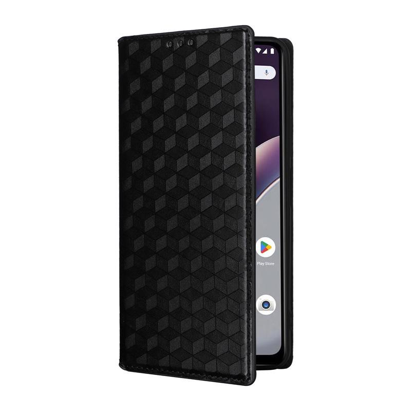 BLU G54 Leather Case: Multi-functional Magnetic Buckle, Card Holder, Protective Mobile Shell