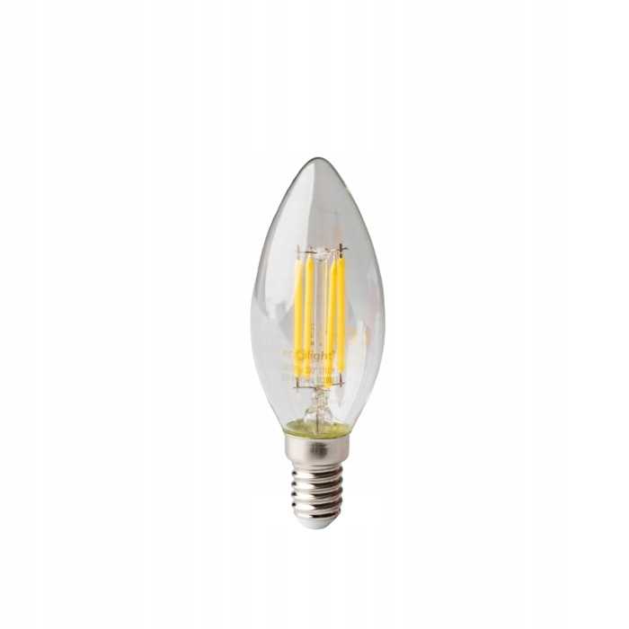Żarówka Led Filament Świeczka C35 E14 6W 2700K