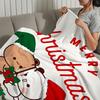 kawaii cartoon bear d-dudu b-bubu Flannel warm comfort soft plush blanket sofa living room hogar office bedroom travel gift home