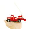 Die-cast Metal Pull-Back Miniature Car Die-cast Classic Fire Truck (Silver Ladder Truck)