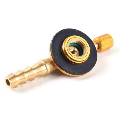 Edelstahl Outdoor Camping Gasherd Sicher Aufblasbare Lade Ventil Adapter für Flüssiggas Tank