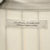 JOURNAL STANDARD Striped Pattern Short Sleeve Shirt L Special Wing Men's Used