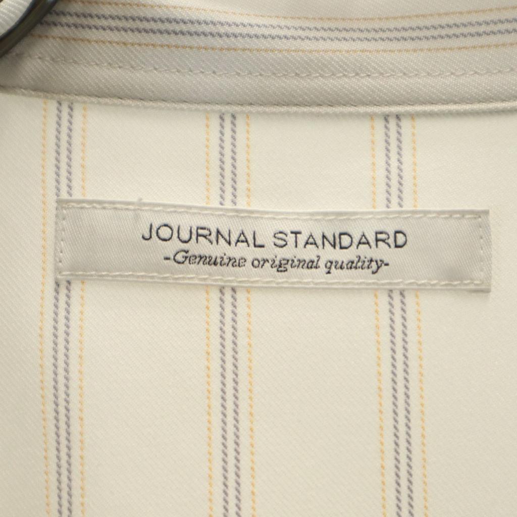JOURNAL STANDARD Striped Pattern Short Sleeve Shirt L Special Wing Men's Used