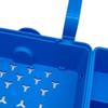 Cesto Portaoggetti da Bordo Piscina con Portabicchieri Grande Capacità Design Vuoto Porta Giocattoli per Piscina Fuoriterra Versatile Organizzatore Portaoggetti