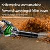 High Power 220V Cordless Leaf Blower For Home Garden Snow Leaves Industrial Cleaning With 2Batteries Power Adapter