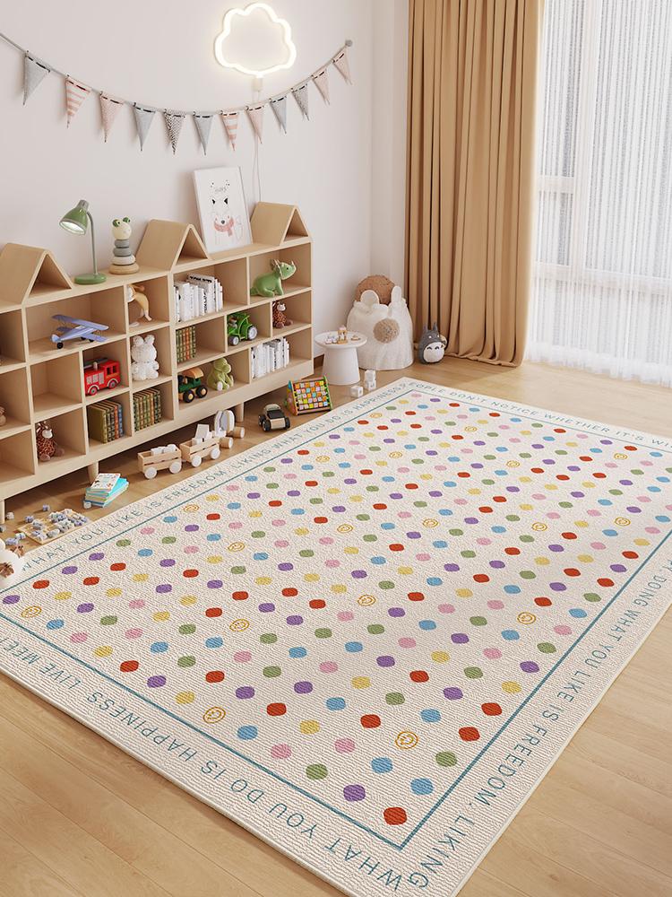 

Cartoon Style Carpets for Living Room Large Area Bedroom Decor Soft Carpet Baby Crawling Floor Mat Anti-slip Washable Lounge Rug 80*120cm