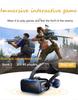 3D VR Glasses Virtual Reality Glasses for 4.5- 6inch Smart Phone iPhone Android Games Stereo with Controller