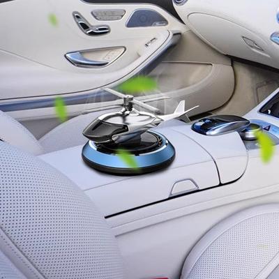Auto-Helikopter, Solar-Diffusor mit rotierendem Duft, Auto-Duft, Dekoration, Auto-Lufterfrischer, Ornamente, Deodorant, Parfüm-Diffusor
