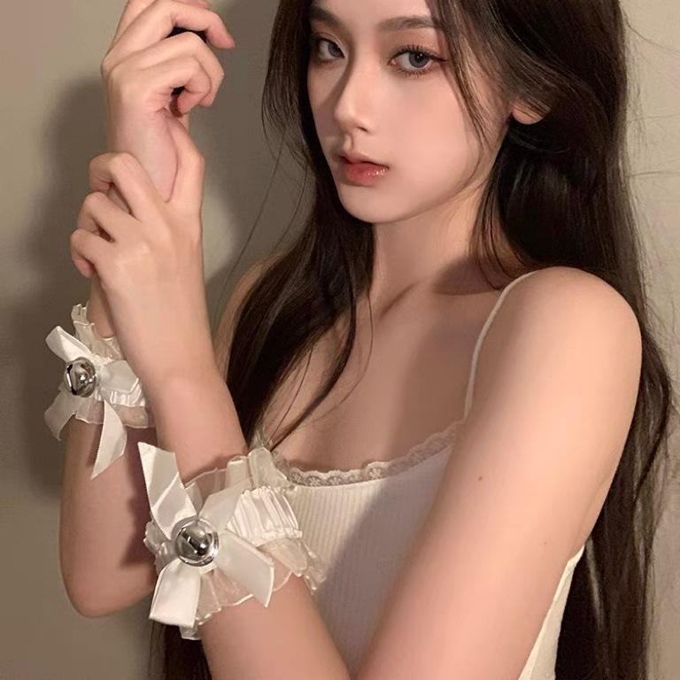 Abstinence sexy lace bells bracelets anklets couple props handcuffs sex lingerie