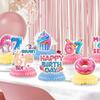 Ice Cream Theme 67 Meme Birthday Decorations Colorful Internet Humor 67 Honeycomb Ornaments Paper Handmade Six Seven Party Decor