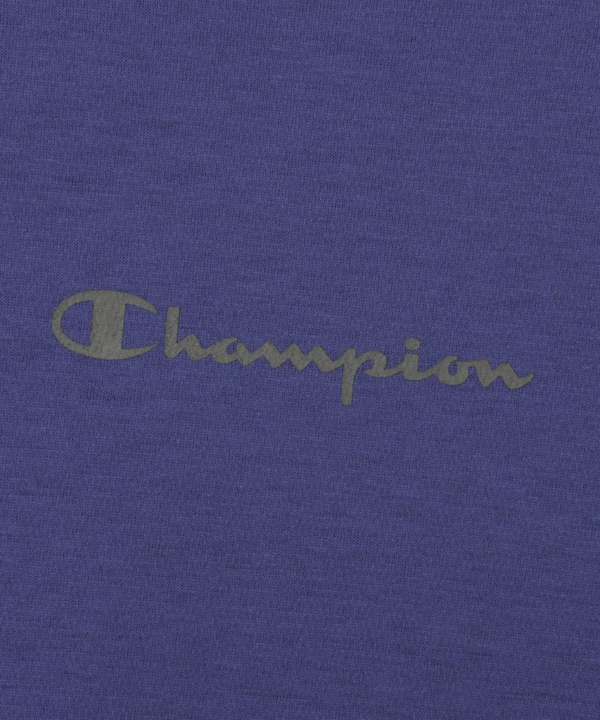 Champion Short Sleeve Round UV Script Logo Print T-Shirt, C3-BS320-350-L, Neck, Quick-Drying, Protection, Water-Repellent,