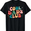 Club des Papas Cool Visage Souriant Groovy 2023 T-shirt Cadeau